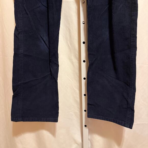Joseph Turner Yorkshire Mens Navy Corduroy Straight Leg Pants 34R 36x31 Academia - Picture 5 of 7